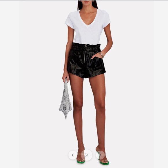 Intermix boxy v-neck t-shirt M white - Picture 8 of 9